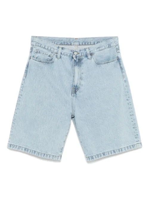 Short en jean à logo - Carhartt WIP - Modalova