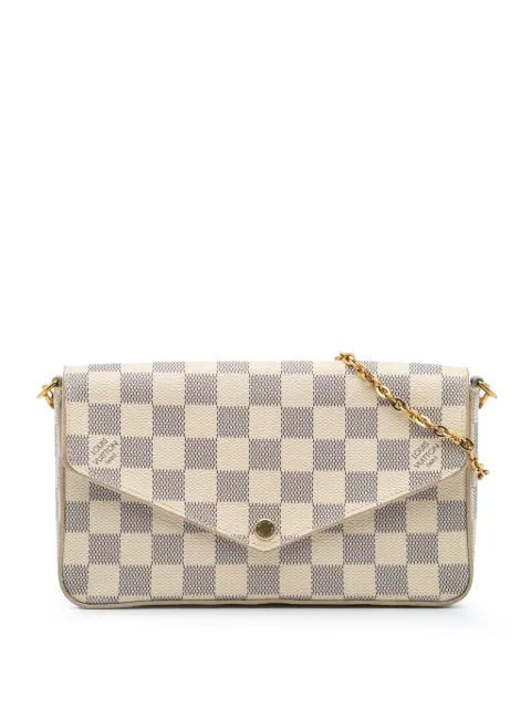 Louis Vuitton Pre-Owned 2017 Damier Azur Pochette Felicie crossbody bag