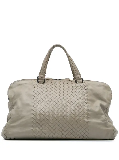 Bottega Veneta Pre-Owned Leggero Intrecciato 大号皮质斜挎包（2012-2024年典藏款）