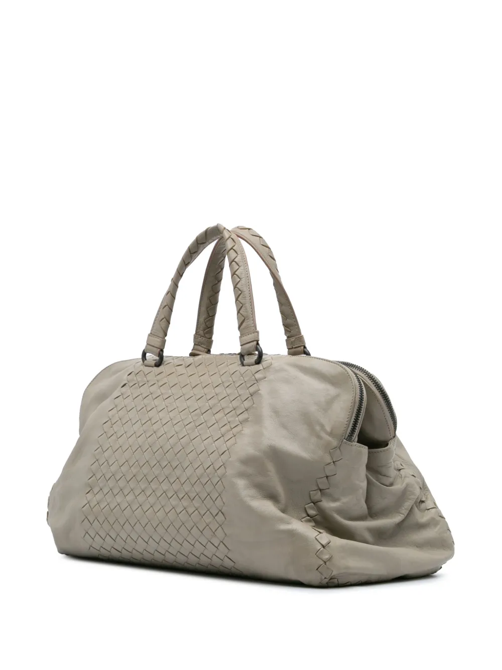 Bottega Veneta Pre-Owned 2012-2024 Large Leather Intrecciato Leggero satchel | Pre-Owned | Image 2