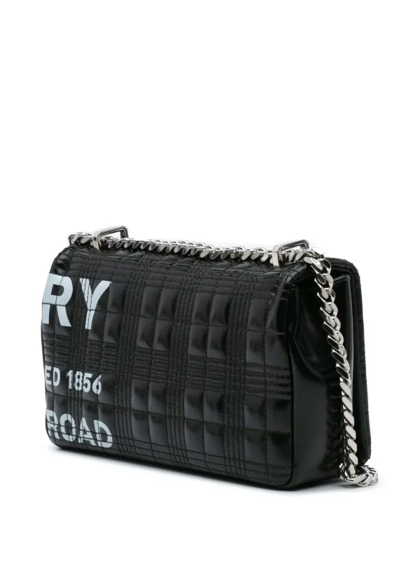 Burberry Pre-Owned 2018-2024 Small Patent Horseferry Lola