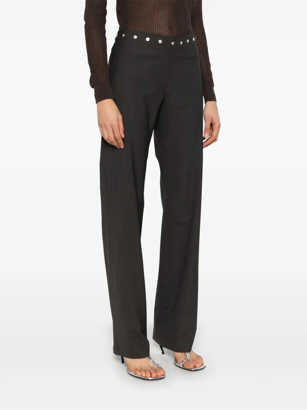 Paloma Wool Dain Snaps Trousers In Grey