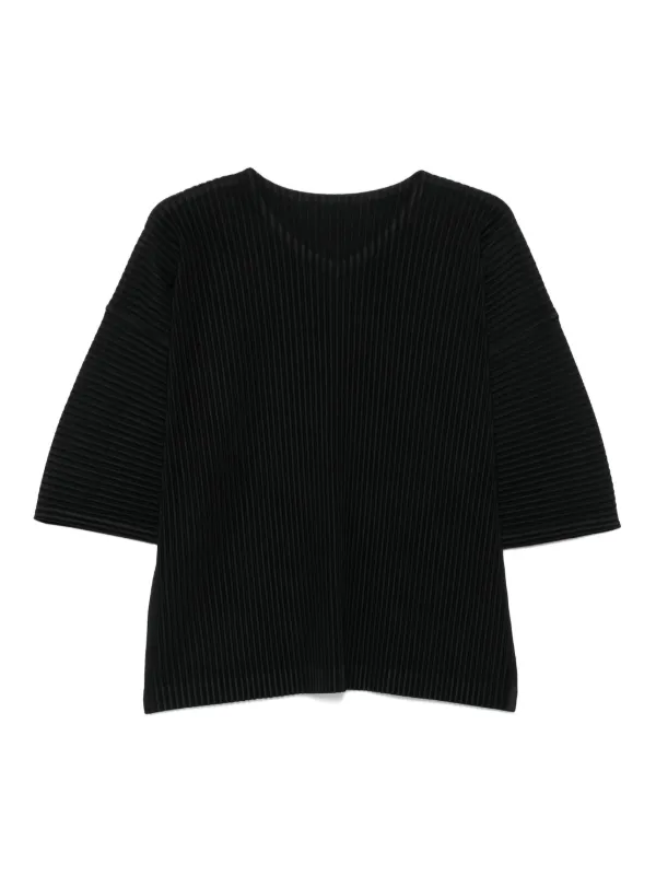 Homme Plissé Issey Miyake March Tシャツ | ブラック | FARFETCH JP