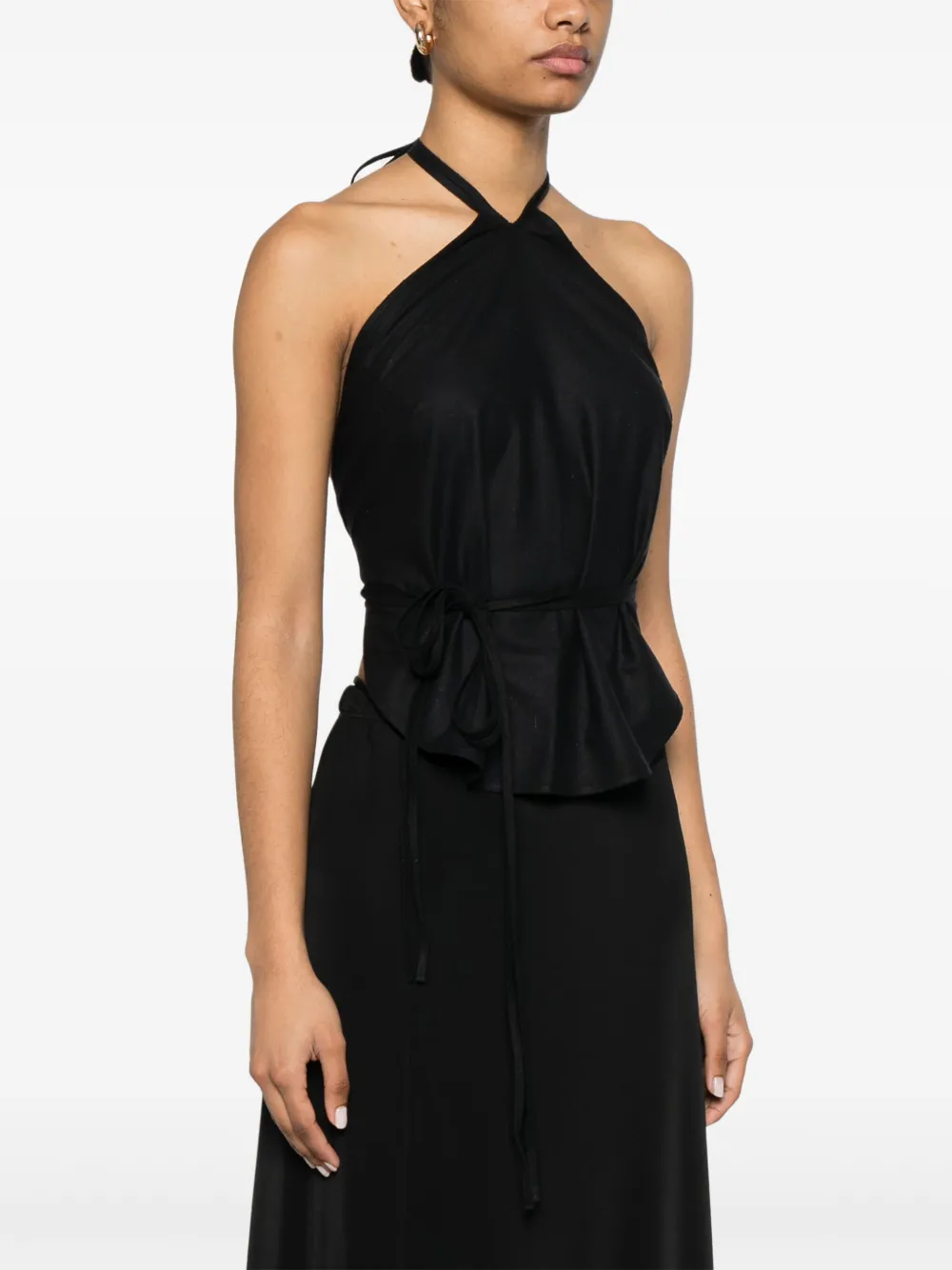 Baserange Black Tops In Schwarz