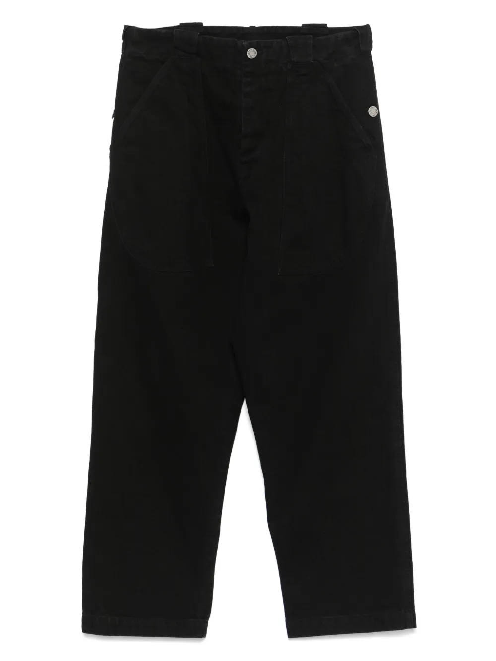 Isabel Benenato - buttons-engraved jeans - men