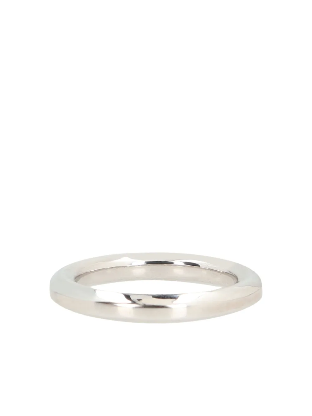 Apc Polished Silver Band Ring With Smooth Finish