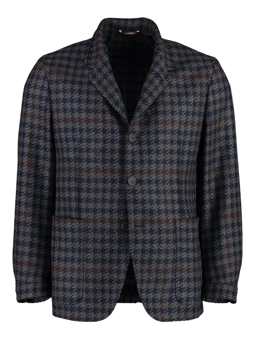 Canali houndstooth-patterned blazer | Blue | Image 1