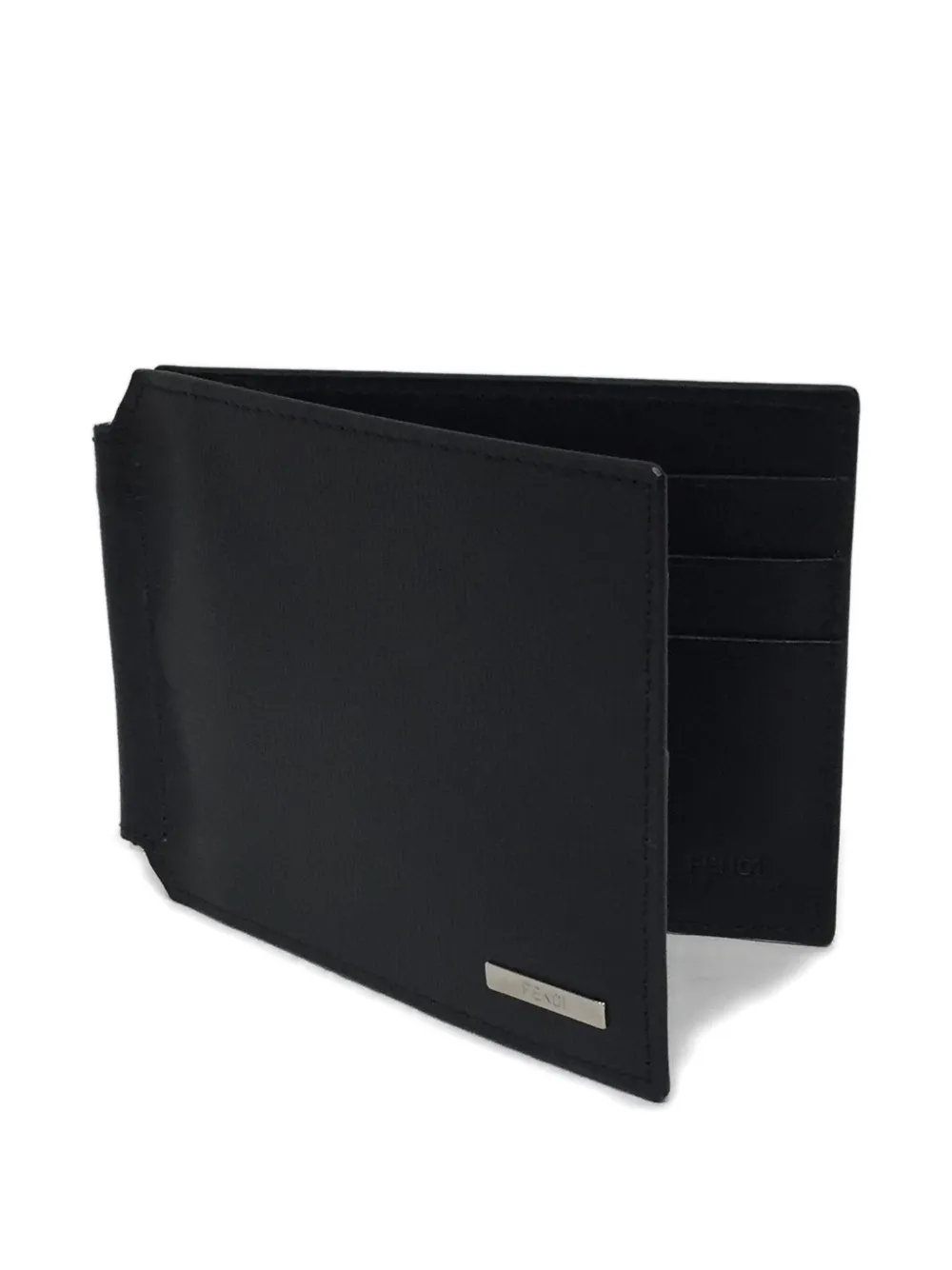 FENDI logo-plaque card holder Zwart