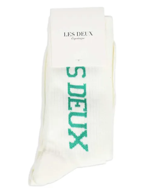 Les Deux Vertigo ロゴ 靴下