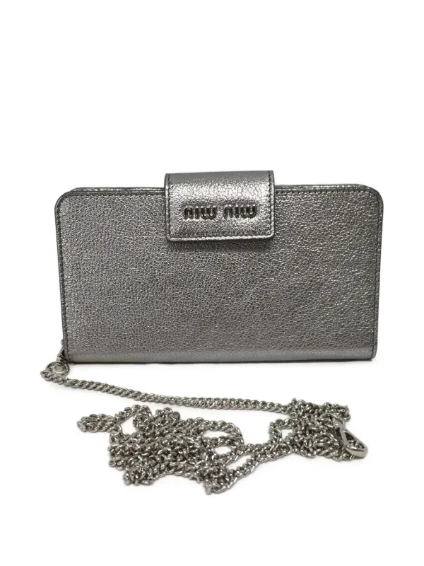 小物 Archive miu miu leather wallet silver 29623859_59372325_600.jpg