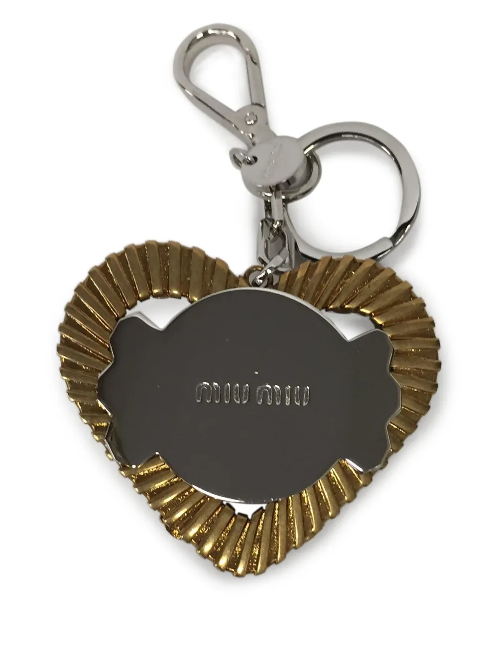 Miu Miu heart crystal-embellishment keychain | Image 2