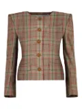 Vivienne Westwood checked blazer - Neutrals