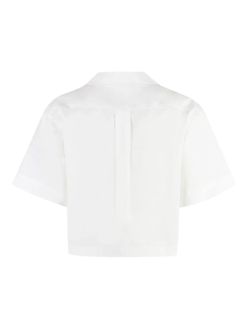 Equipment short-sleeve cropped shirt - Wit