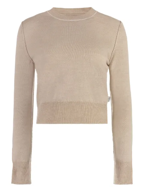 MM6 Maison Margiela ribbed-edge T-shirt