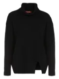 Max Mara ribbed turtleneck sweater - Black