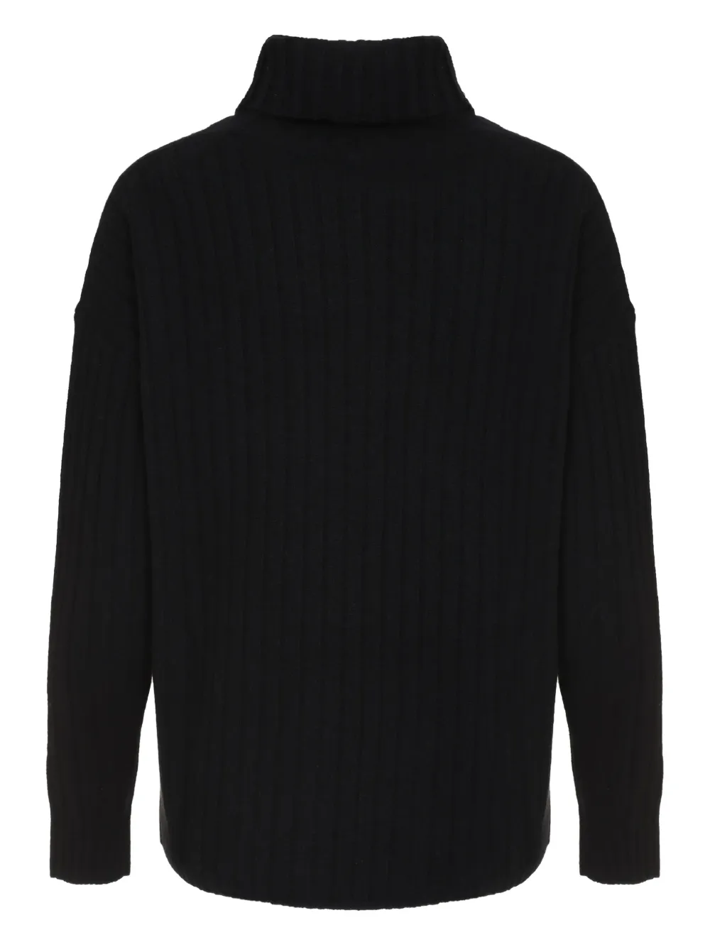 Max Mara ribbed turtleneck sweater Zwart