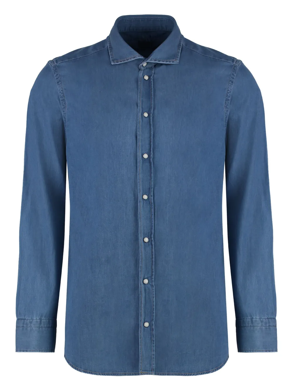 long-sleeve denim shirt