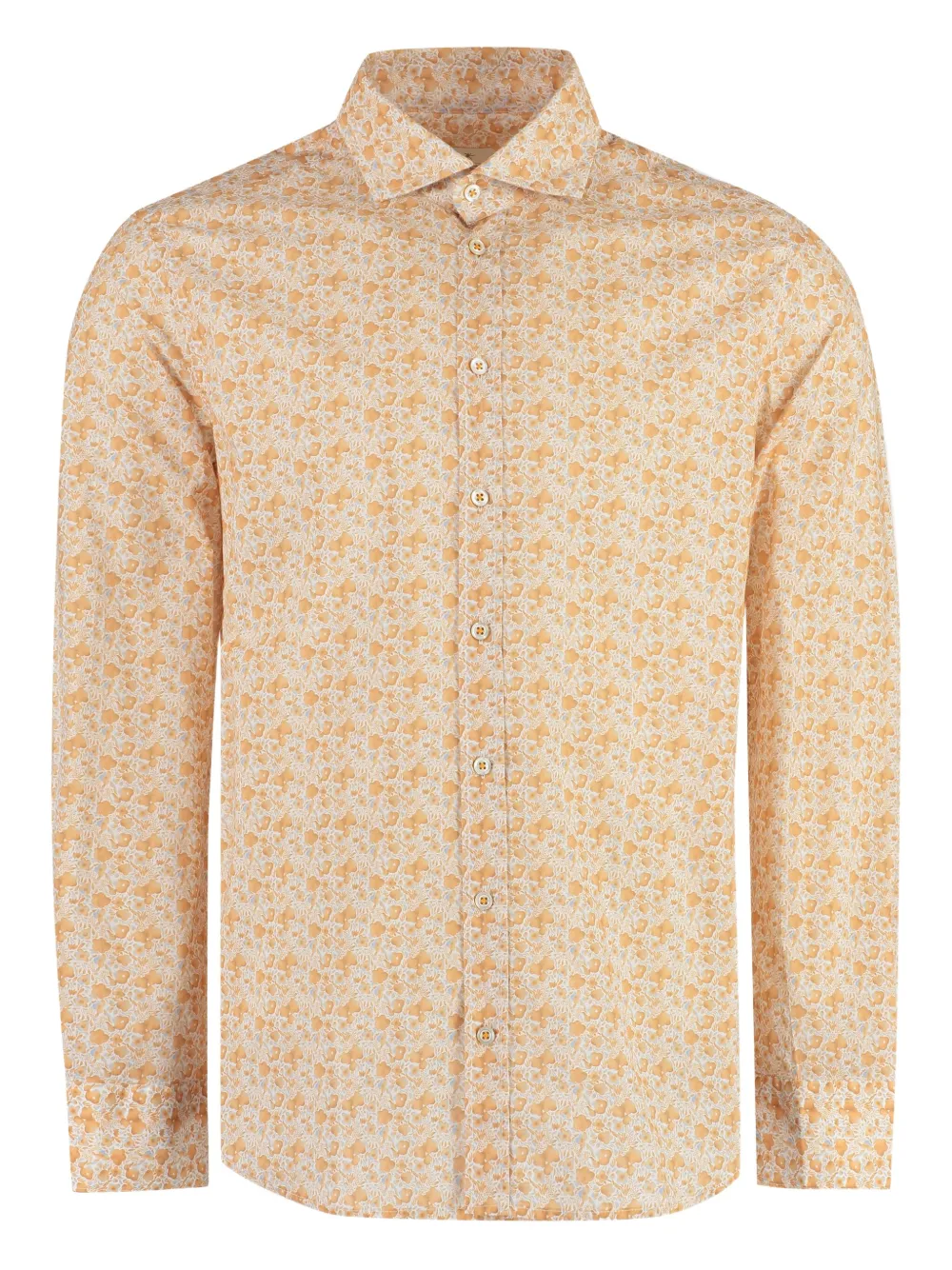 floral-print long-sleeve shirt