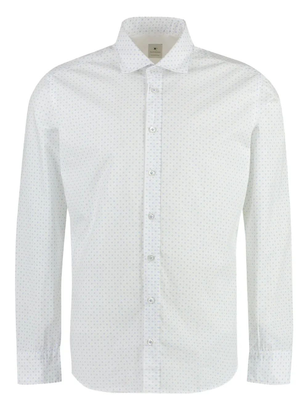 micro-dotted shirt