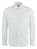 Bastoncino micro-dotted shirt - White