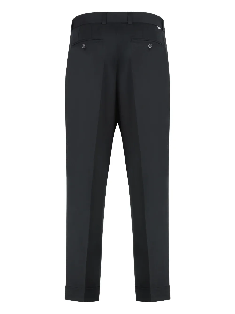 Paolo Pecora pleated trousers - Zwart