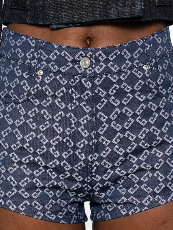 Givenchy Monogram 72 Denim Shorts | Blue | FARFETCH Givenchy Monogram 72 Denim Shorts | Blue | FARFETCH