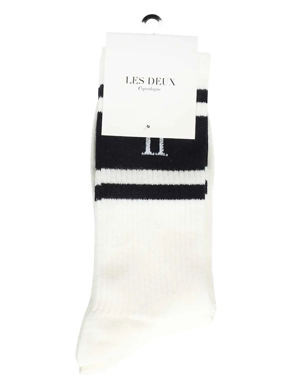 Les Deux William striped socks | White | Image 1