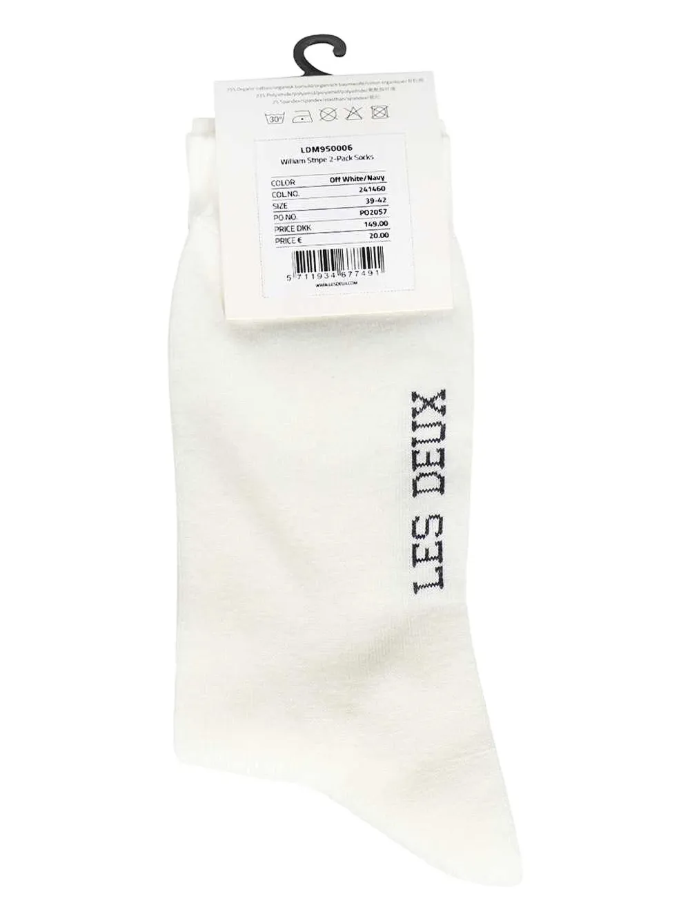 Les Deux William striped socks | Image 2