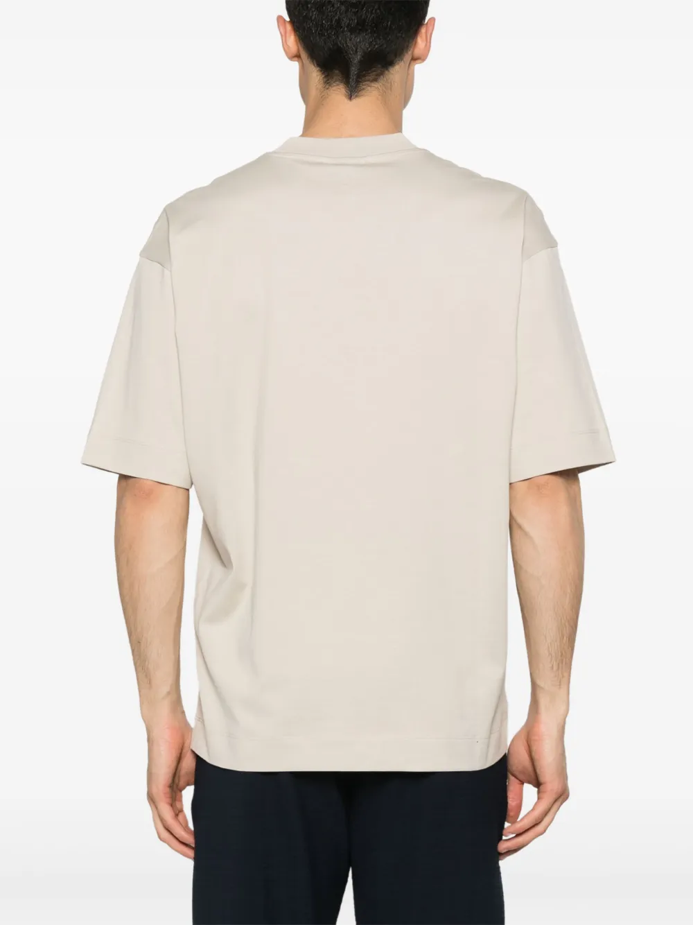 Emporio Armani Katoenen T-shirt Beige