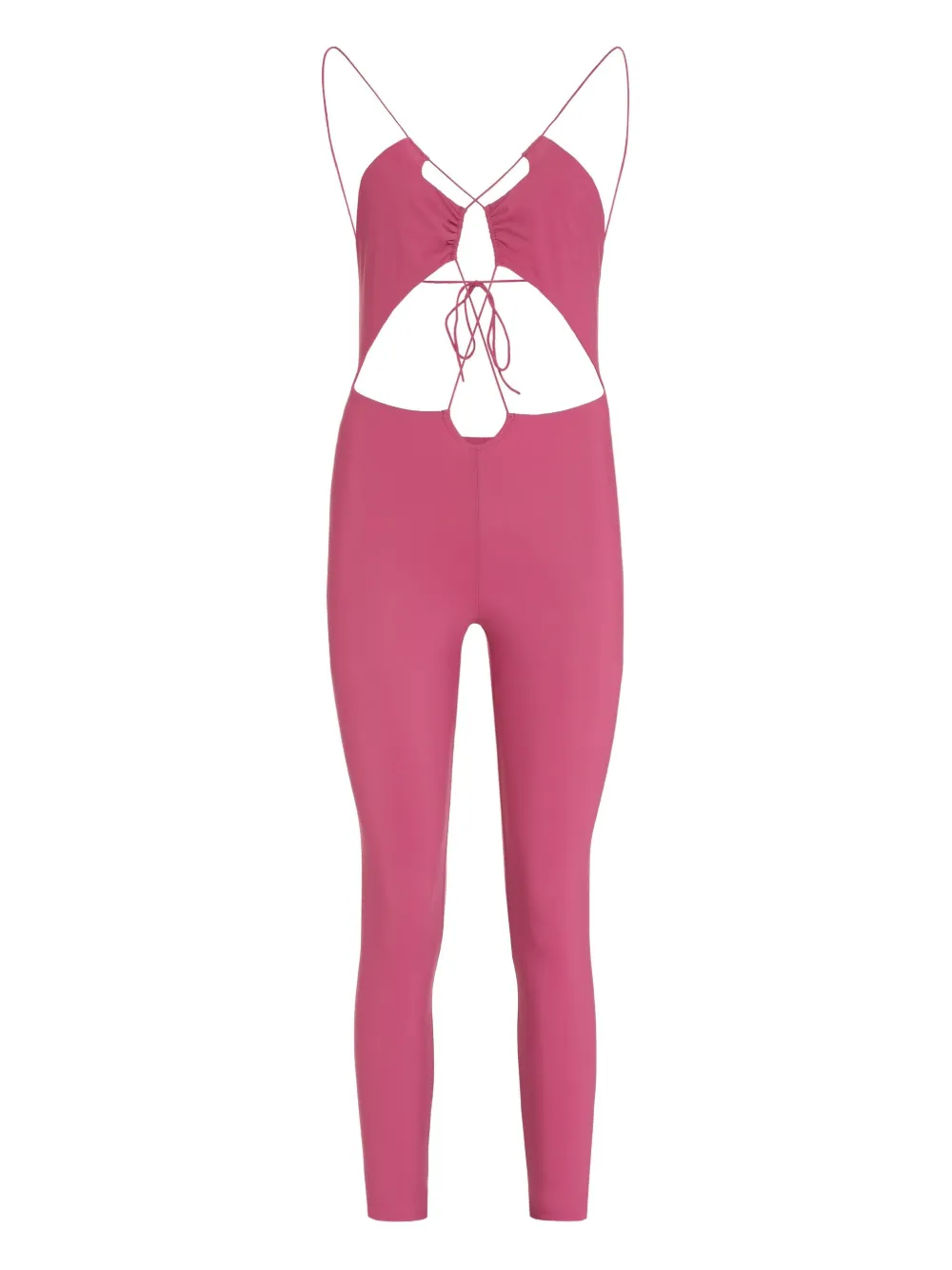 Amazuìn Thalia cut-out detail jumpsuit - Roze