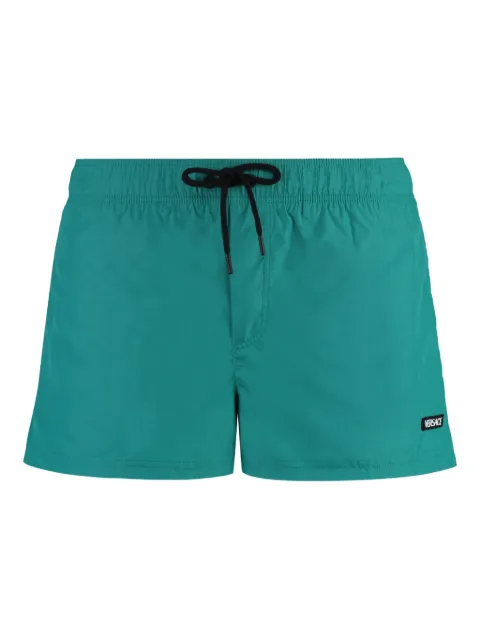 Versace drawstring swim shorts