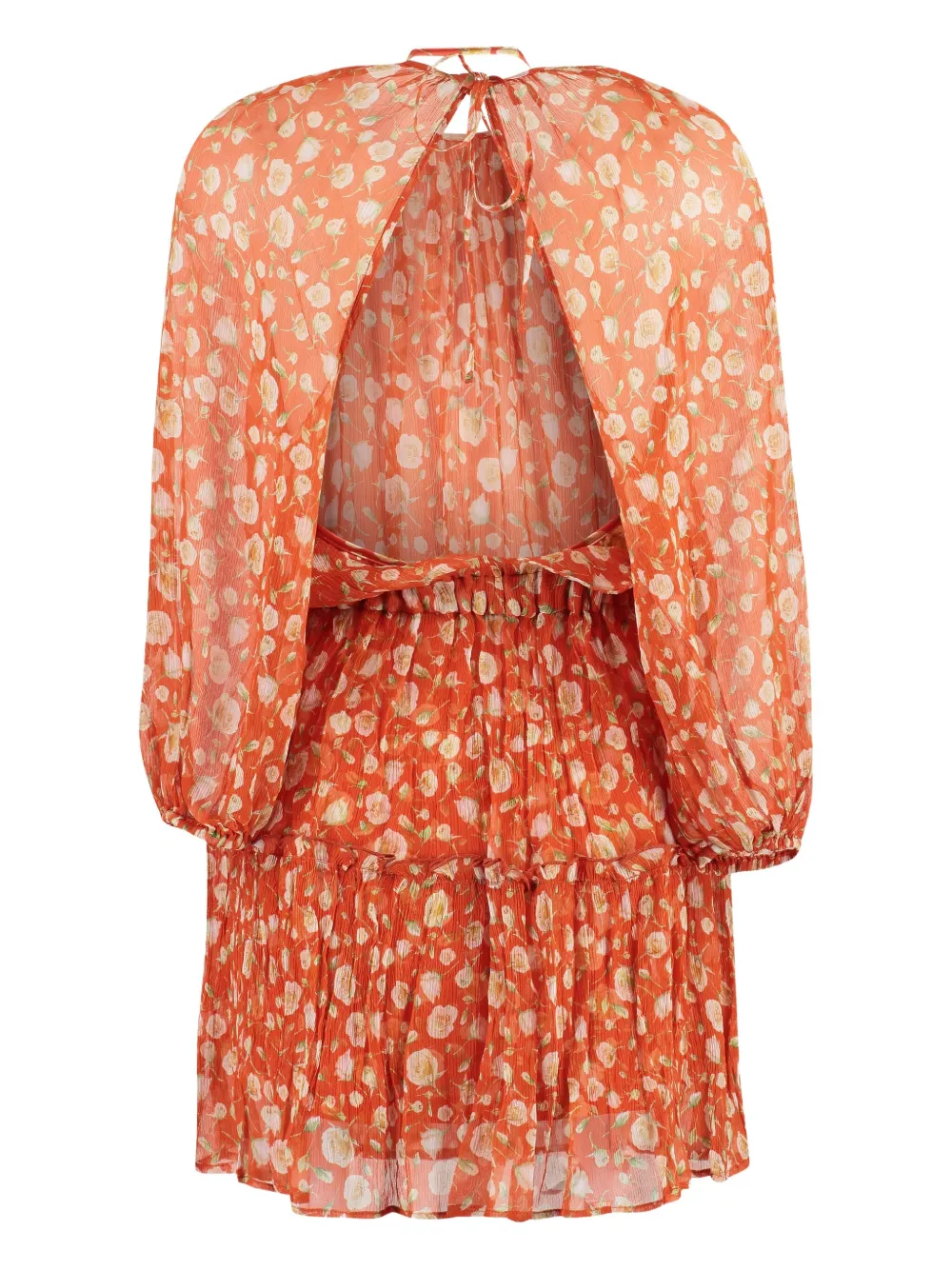 floral-print tiered dress
