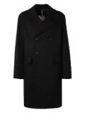 Mackintosh double-breasted coat - Black