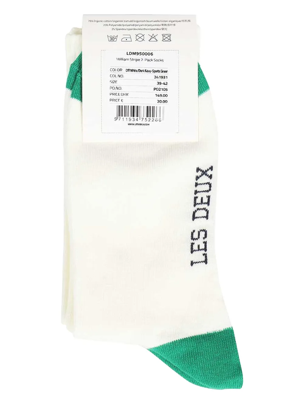 Les Deux William striped socks | Image 2