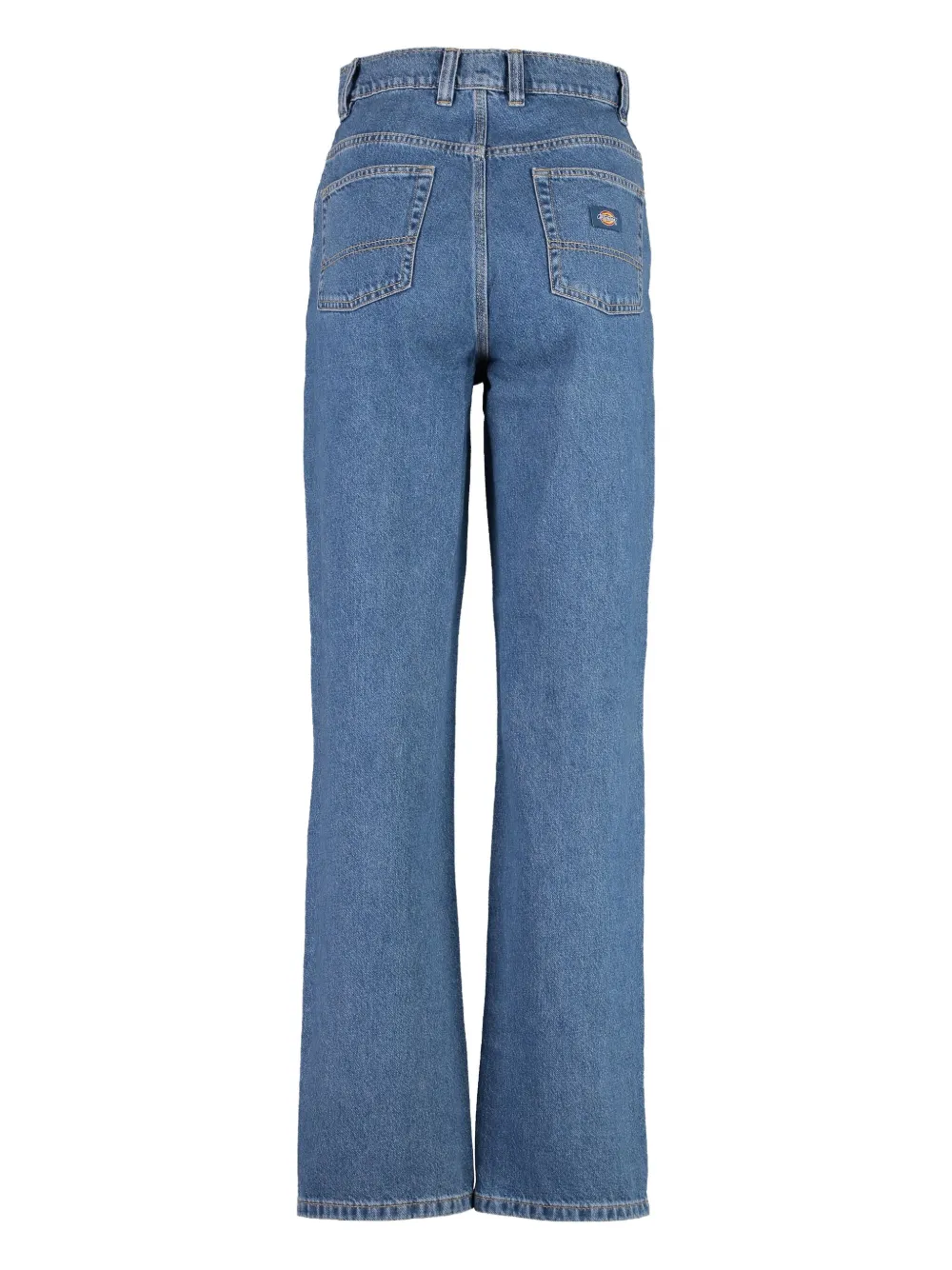 DICKIES high-waisted straight-leg jeans - Blauw
