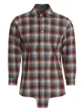 Maison Margiela plaid button-up shirt - Brown