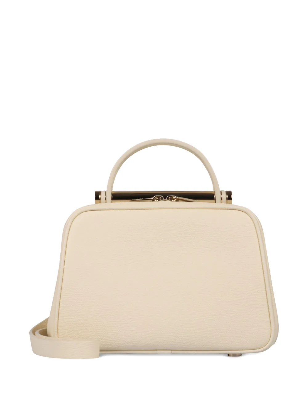 Valextra leather tote bag - Beige