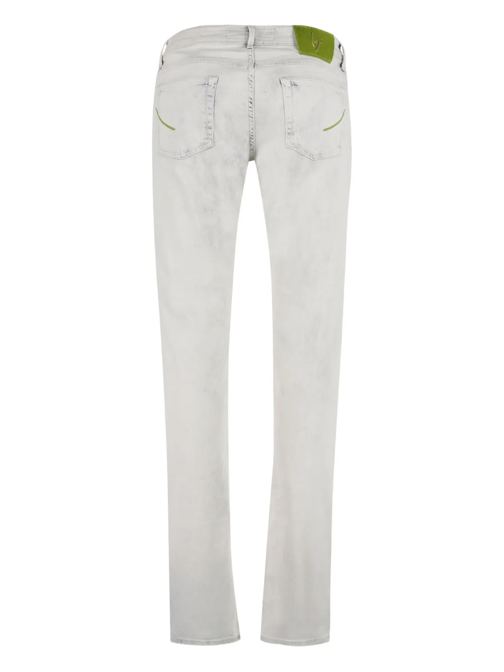 Hand Picked Orvieto Slim-cut Jeans In Gray