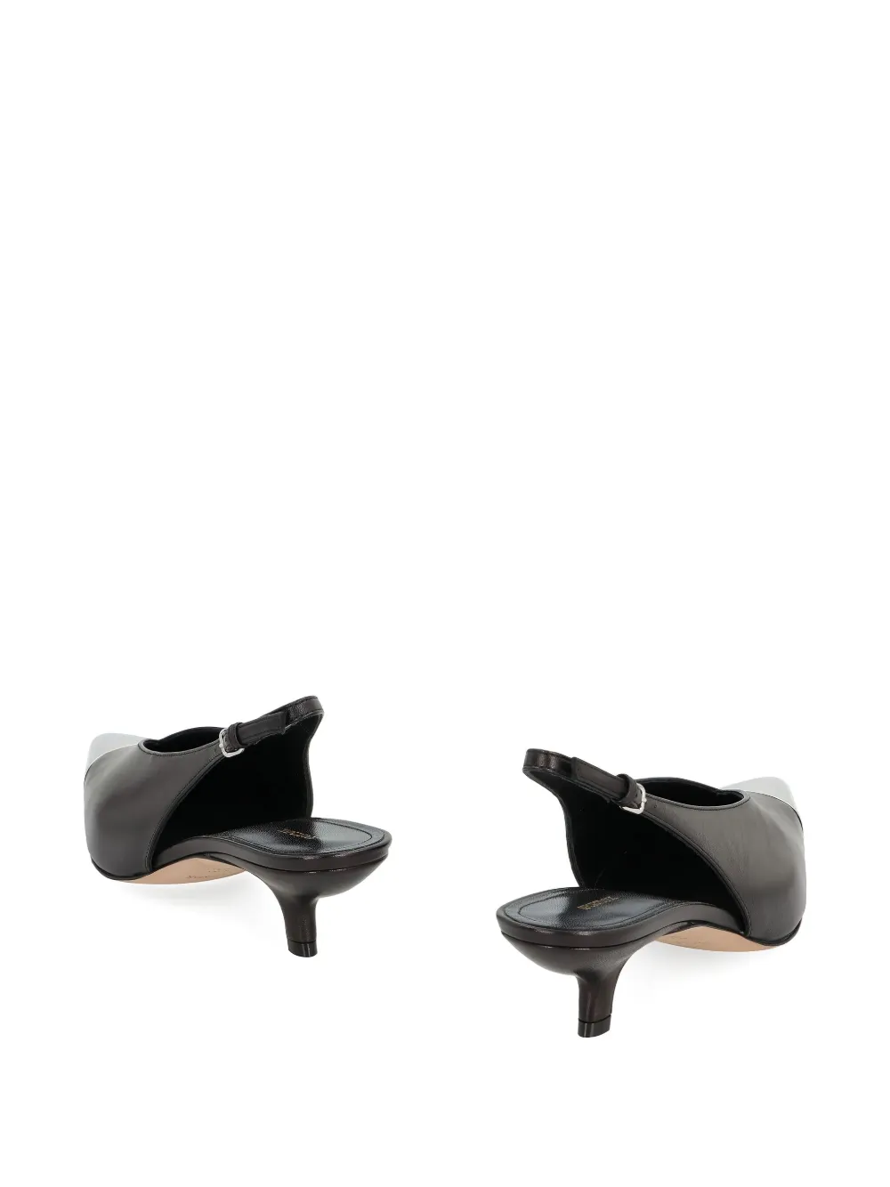 Sportmax Liuti slingback leather pumps Black