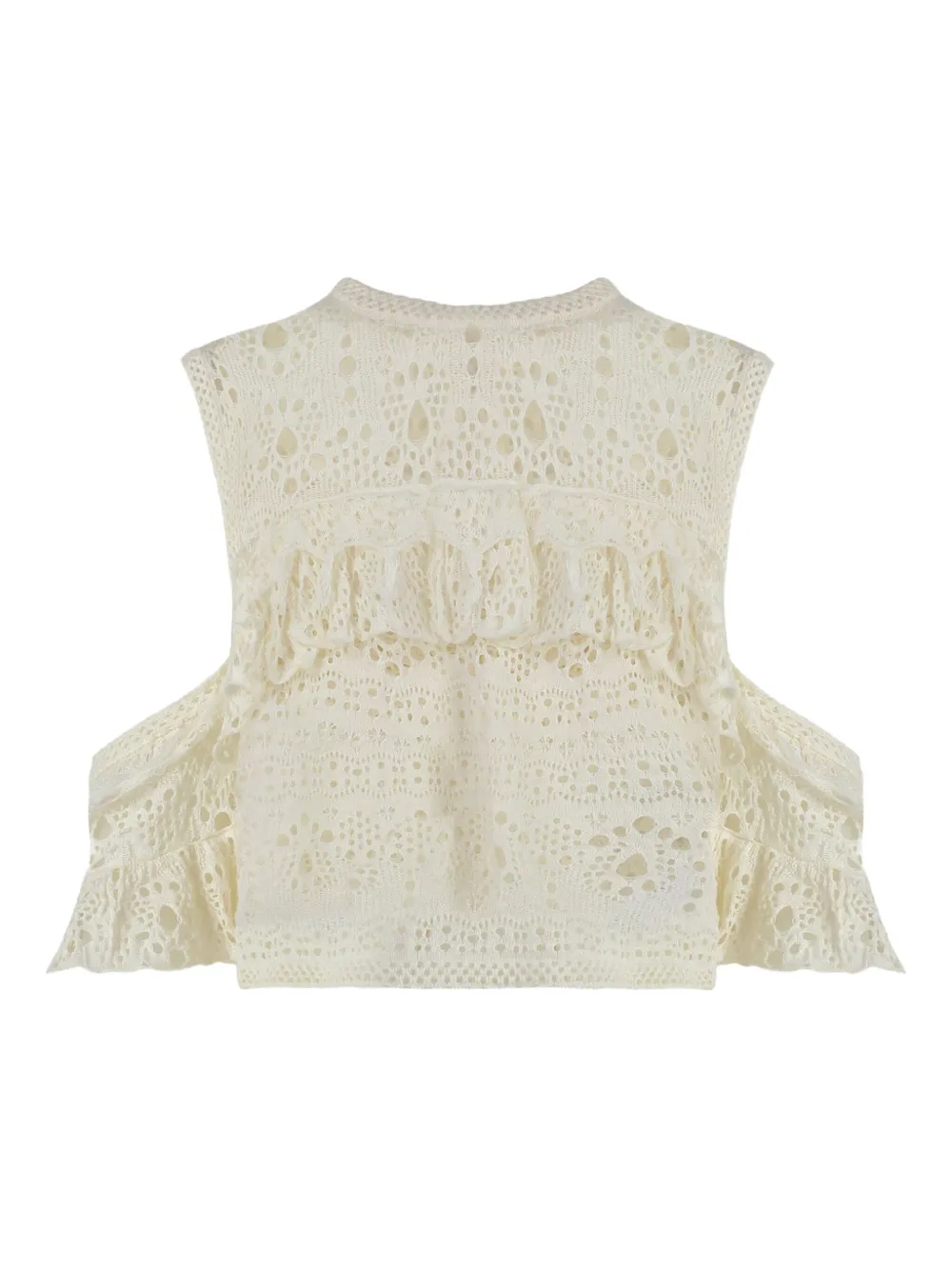 Chloé ruffled top - Beige