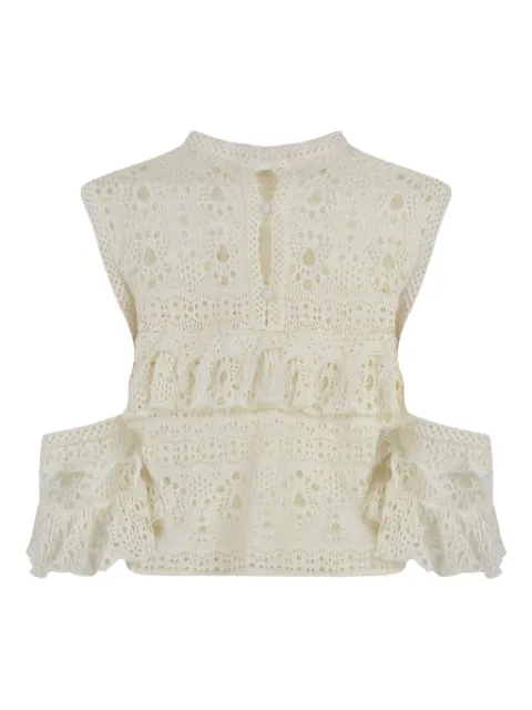 Chloé top con volantes