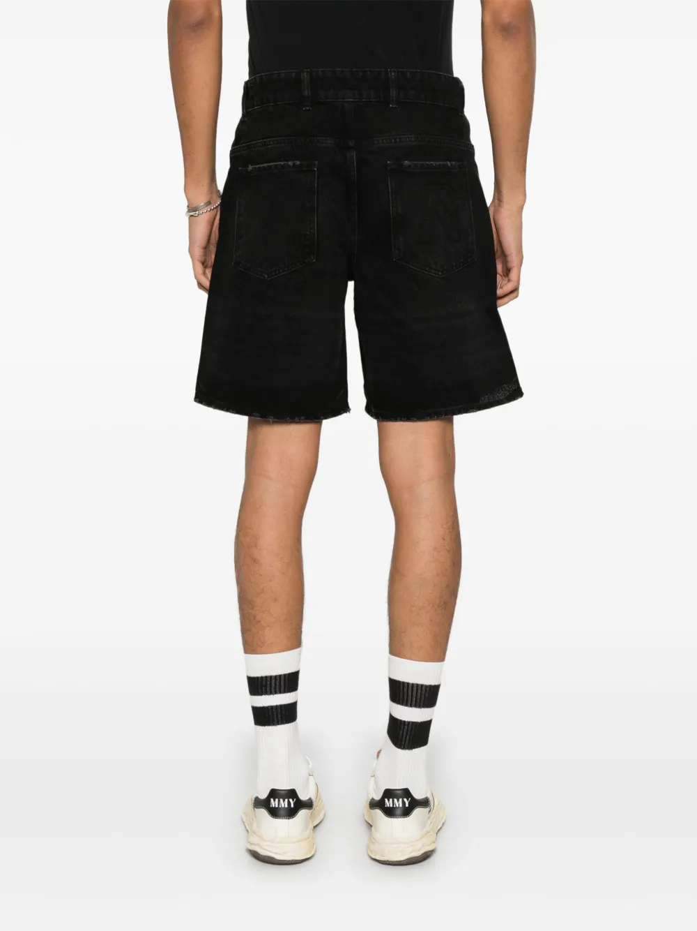 Represent R10T Tailored denim shorts Zwart