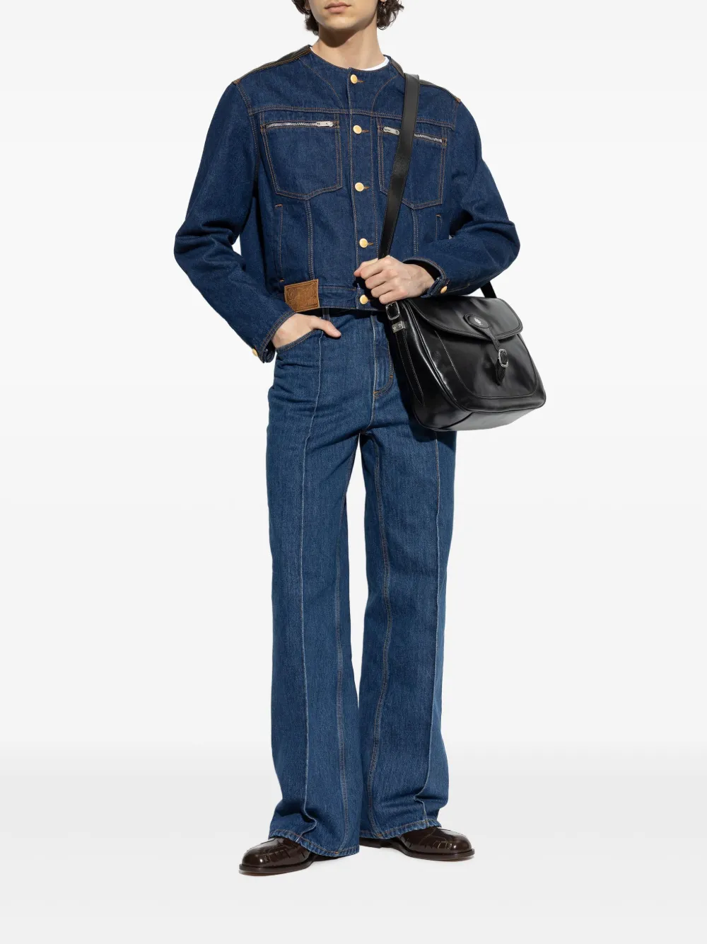 Bally logo-patch denim jacket | Denim Jackets | Image 2
