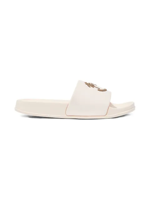 Molo sandalias con motivo de palmeras estampadas
