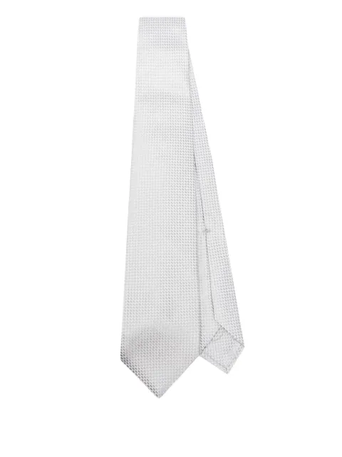 Barba patterned-jacquard tie