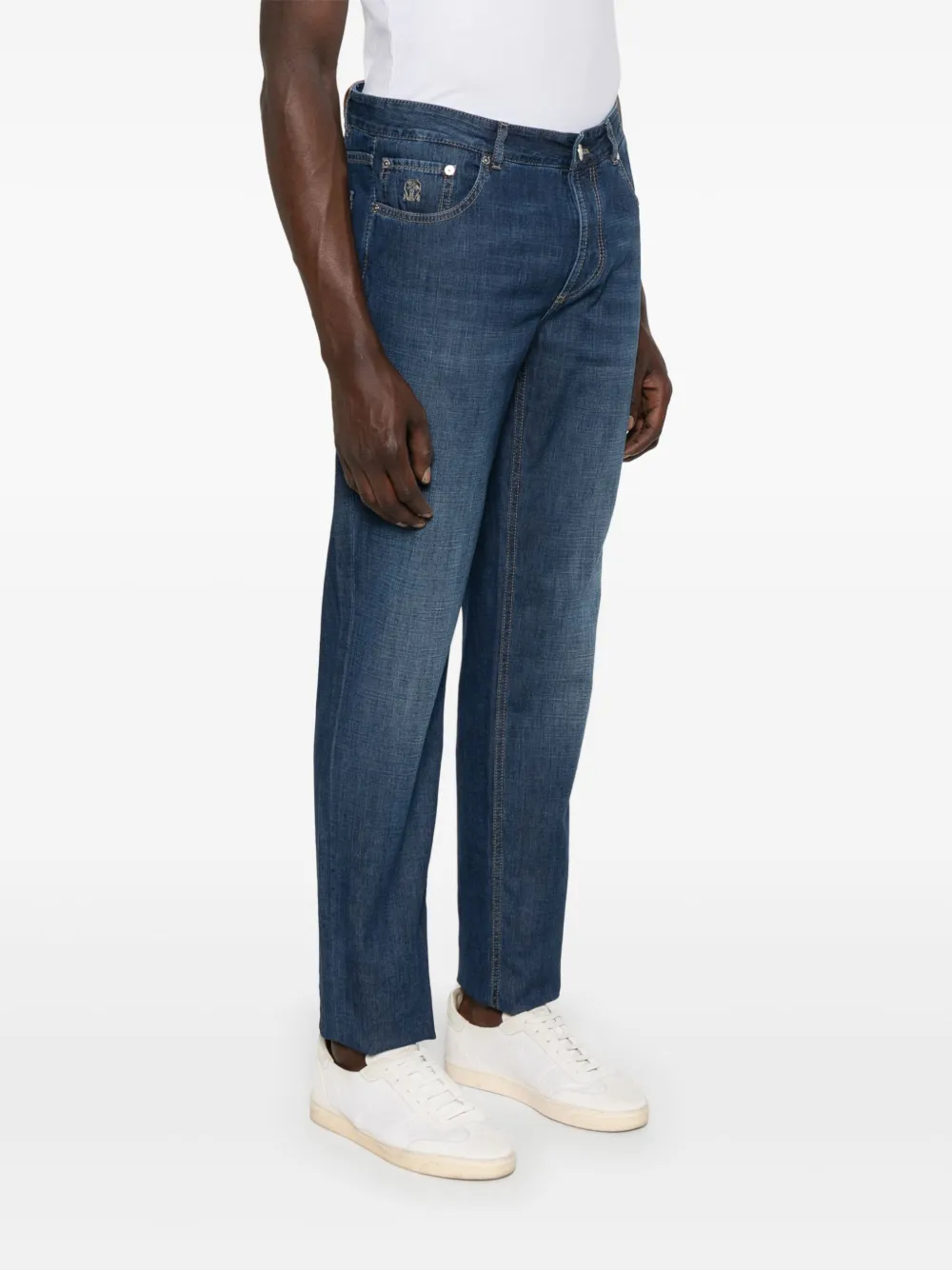 Image 3 of Brunello Cucinelli Jeans con ricamo