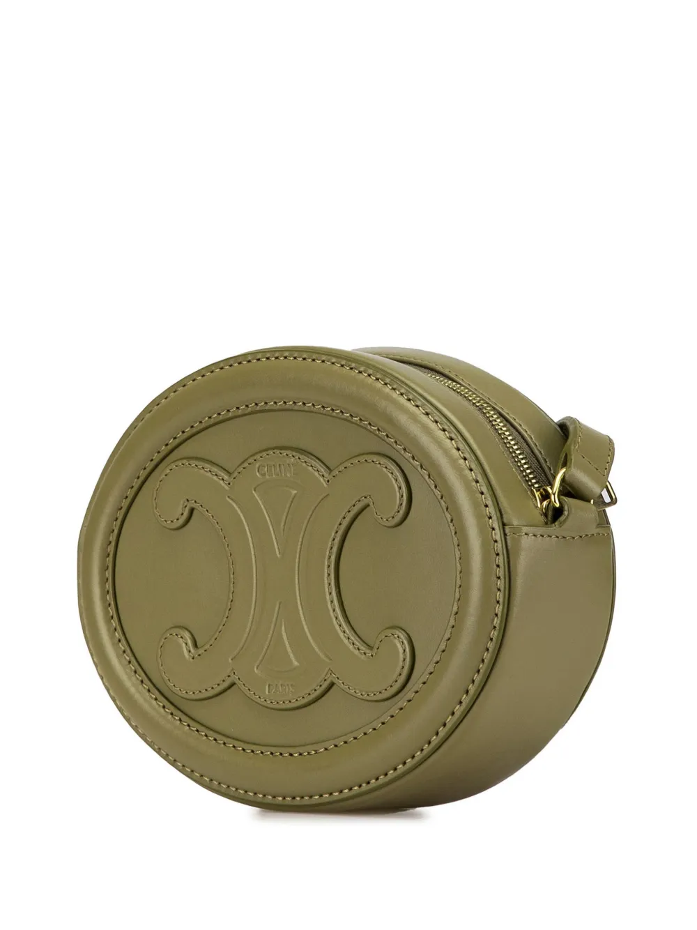 Céline Pre-Owned 2022 Small Calfskin Cuir Triomphe Oval crossbody bag | Pre-Owned | Image 2