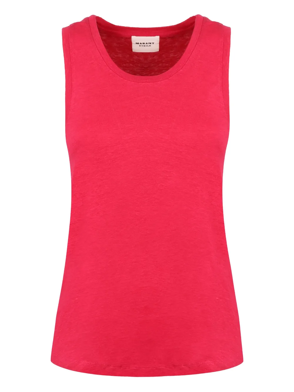 MARANT ÉTOILE linen tank top | Pink | Image 1