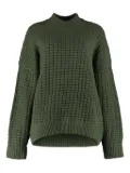 Retrofete textured-knit sweater - Green
