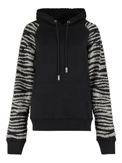 Retrofete hoodie con motivo de cebra